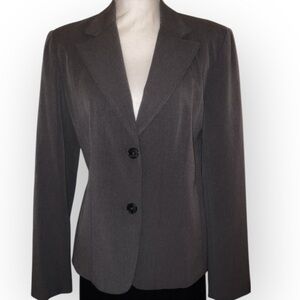 RAFAELLA Vintage Two Button Classic Blazer Jacket in Gray Size 12